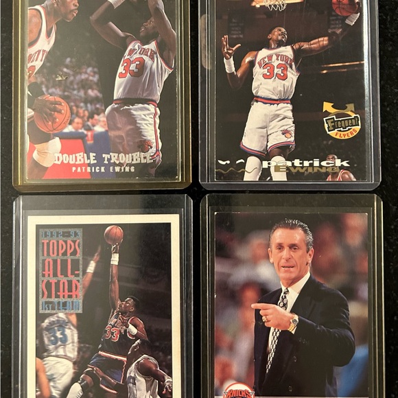 Patrick Ewing and Pat Riley NBA Basketball Trading Cards (8) Medley - Picture 2 of 5